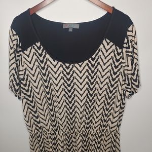 Love Delirious Cream and Black Dress